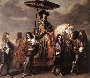 LE BRUN, Charles Chancellor Sguier at the Entry of Louis XIV into Paris in 1660 sg Germany oil painting artist